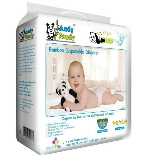 Andy Pandy biodegradable diapers