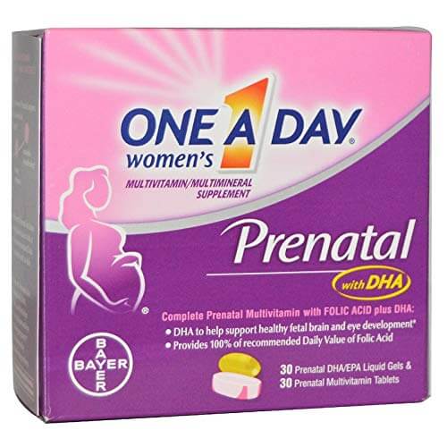 One A day women's prenatal vitamin