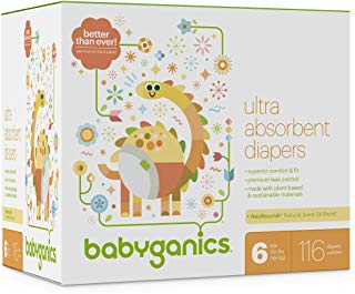 babyganics ultraabsorbent biodegradable diapers