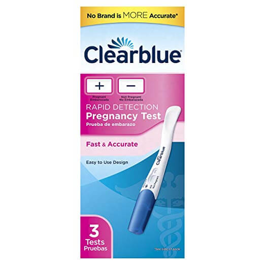 clear blue home pregnancy kit
