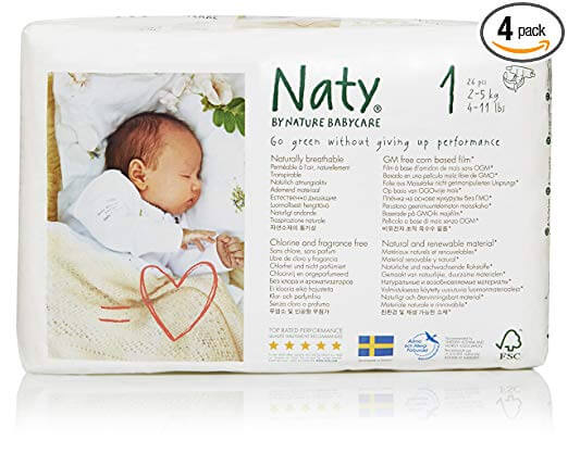 Naty nature biodegradable diapers