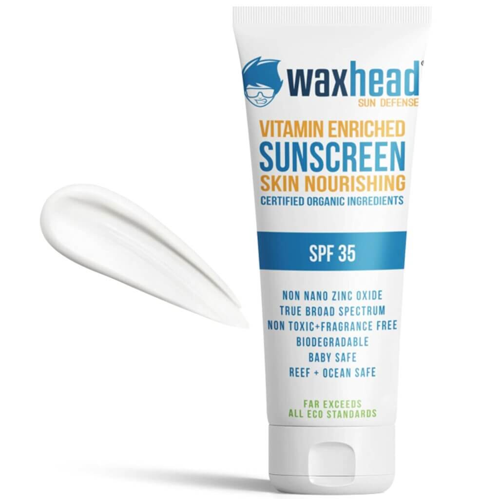 Wax head best sunscreen for kids with eczema